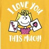 Boys' - Peanuts - I Love You This Much Short Sleeve Graphic T-Shirt - 2 of 4