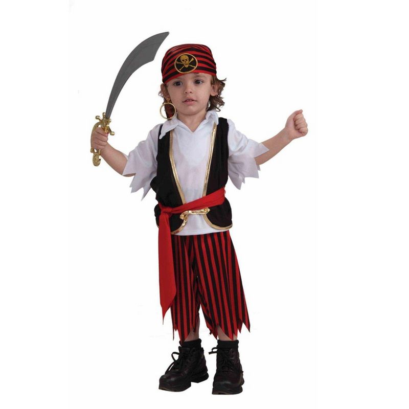 Forum Novelties Toddler Lil'Pirate Boy's Costume, 1 of 3