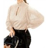 Women's Kylie Keyhole Sequin Top - Vine & Love - 2 of 3
