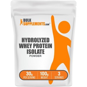 BulkSupplements Hydrolyzed Whey Protein Isolate Powder - 1 of 4
