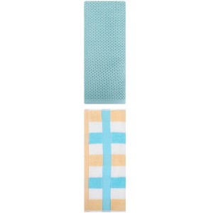 REGALWOVEN Cotton Soft Absorbent Bathroom Hand Towel for Kitchen Hotel and Spa 13" x 30"/13" x 29" 2 Pcs - 1 of 4