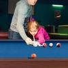 Costway 48" Pool Table for Kids & Adults with Full Set of Balls 2 Cue Sticks 2 Chalks Green/Blue - 4 of 4
