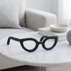 Sagebrook Home Abstract Glasses Aluminum Sculpture Decoration - 3 of 4