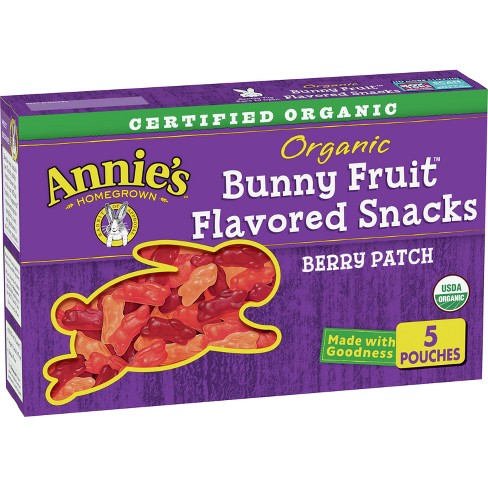 Annie's Homegrown Organic Bunny Berry Patch Fruit Snacks - 5ct - image 1 of 4