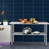 Costway Stainless Steel Table for Prep & Work w/ Backsplash - 4 of 4