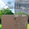 Outdoor Storage Box, Lockable Resin Deck Box Indoor and Outdoor Use, Waterproof Patio Deck Storage Box for Package - 2 of 4