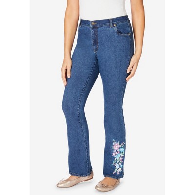 Woman Within Women's Plus Size Tall Bootcut Stretch Denim Jean