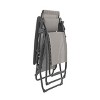 Lafuma Futura Zero Gravity Outdoor Steel Lawn Recliner Chair, Seigle (2 Pack) - 3 of 3