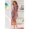 ADR Women's Short Robe, Plush Fleece Women's Robe, Hooded Bathrobe Woman - 4 of 4