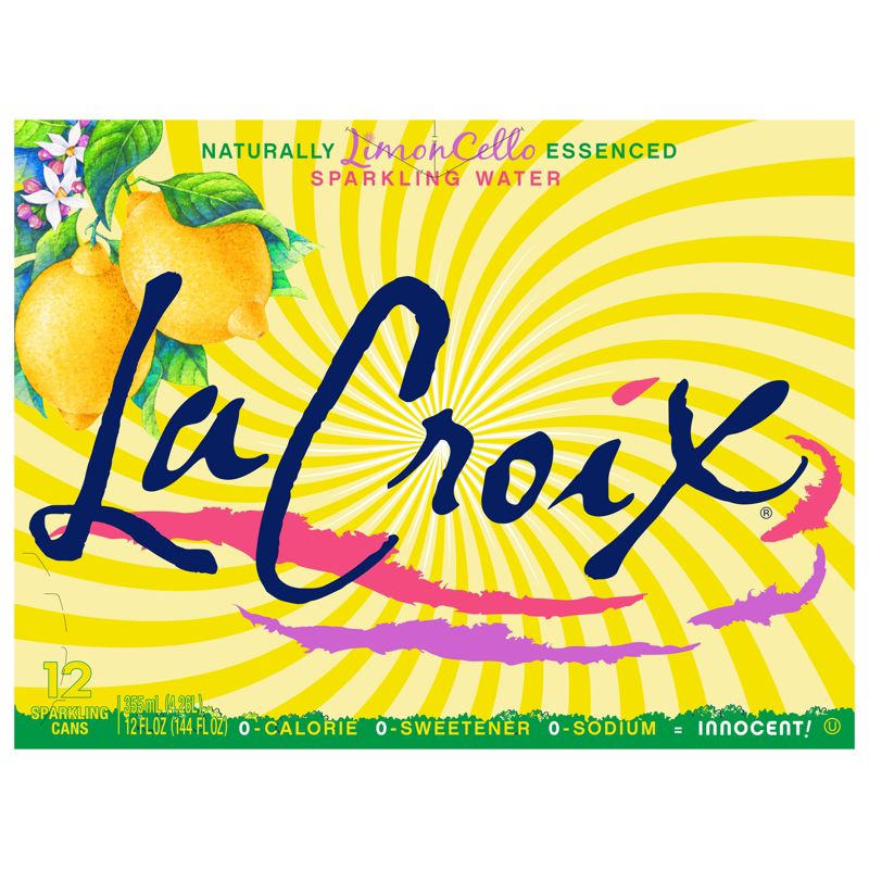 La Croix Limoncello Sparkling Water - Case of 2/12 pack, 12 oz, 2 of 8