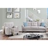 79.9" Linen Modern Sofa Set (1+3) with Button Tufted Cushions - 4 of 4