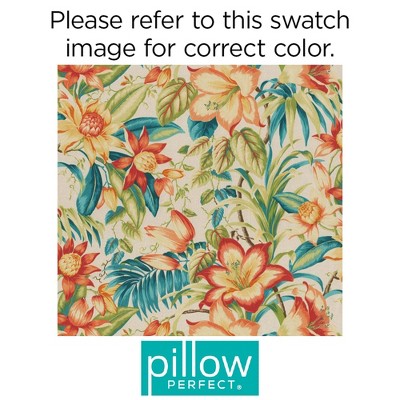 Botanical Glow Rectangular Floral Outdoor Pillow Set