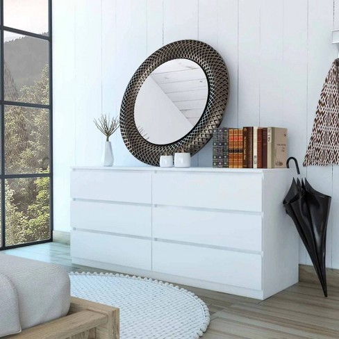 Target white store chest of drawers