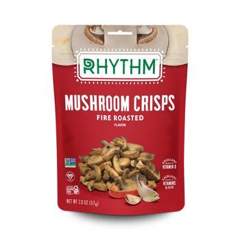 Rhythm Superfoods Fire Roasted Mushroom Crisps - 2oz