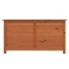 VidaXL Patio Cushion Box Brown 39.4"x19.7"x22" Solid Wood Fir - 3 of 4