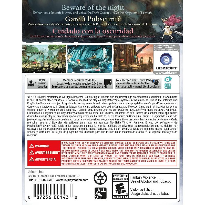 Child of Light - PlayStation Vita, 2 of 6