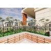 Dolonm 24" Metal Garden Fence - 20.4ft No Dig Dog Barrier, Galvanized Rustproof, Moveable Flower Bed Edging - 4 of 4