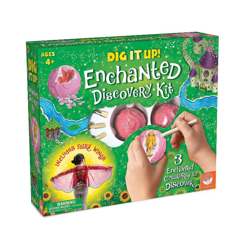 MindWare Dig It Up! Enchanted Discovery Kit - Includes Fairy Wings & 3 Enchanted Creatures to Discover, 1 of 4