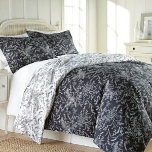 Southshore Fine Living Winterbrush Reversible Oversized Down Alternative Comforter Set - 1 of 4