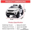 Garvee 12V Kids Electric Ride-On Car with Remote – Land Rover Licensed Toy Vehicle with LED Lights, Music, Seatbelt & Dual Motors - 2 of 4