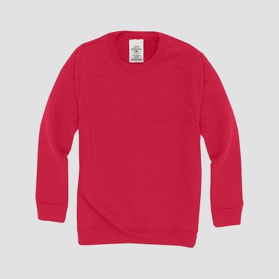 Hanes Kids' Comfort Blend Eco Smart Crew Neck Sweatshirt - Red Xs : Target