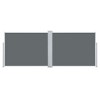 vidaXL Retractable Side Awning Anthracite 55.1 in.x393.7 in. - 4 of 4
