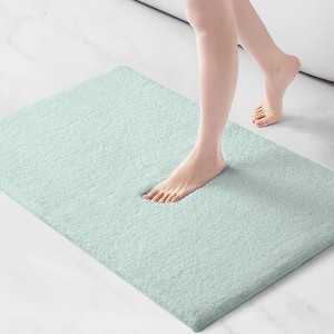 Kumasinova Spa-Quality Plush Marshmallow Bath Rug, Contour Bathroom Rugs, Machine Washable Rug, Non-Skid Latex Backing, Door Mat - 1 of 4