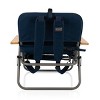 Oniva Descanso Padded Portable Outdoor Beach Chair - Navy Blue - 4 of 4