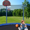 Okak 8/15/16FT Weather-Proof Outdoor Trampolines with Soft Basketball Board, Galvanized Metal Rebounder with Ball and Inflator for Garden, Yard - 3 of 4