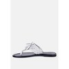 Beech Handwoven Natural Suede Tassel Women Thong Flats - 4 of 4