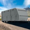 VEVOR Travel Trailer Cover, 28-31 ft RV Cover, Top 300D Oxford Fabric Camper Cover, Waterproof, Windproof and Rip-Stop Class A RV Cover, Gray - 2 of 4