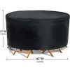 Akefit Round Patio Table Cover Waterproof Heavy Duty Outdoor Furniture Protector Dust Rain Snow - 2 of 4