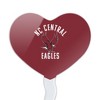 North Carolina Central Eagles Logo Heart Love Cupcake Picks Toppers Decoration Set of 6 - 2 of 4