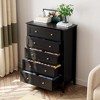 Whizmax Dresser for Bedroom, Tall 5 Drawer Dresser with Deep Drawers & Metal Knobs, Modern Wooden Chests of Drawers for Entryway, Hallway - 4 of 4