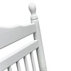 BALCONY PORCH ADULT ROCKING CHAIR - WHITE - 3 of 4