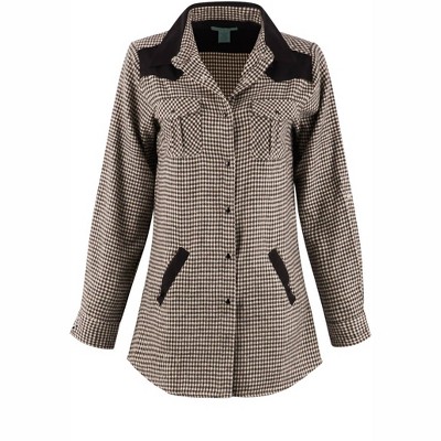 Women's Wo's Houndstooth Shirt - TASHA POLIZZI