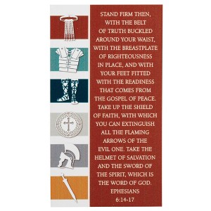 Dicksons Full Armor of God Brown 5 x 3 Vinyl Refrigerator Magnet - 1 of 2