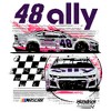 Mens Hendrick Motorsports 48 Ally Racing Open Road Sweepstakes T Shirt - 2 of 4