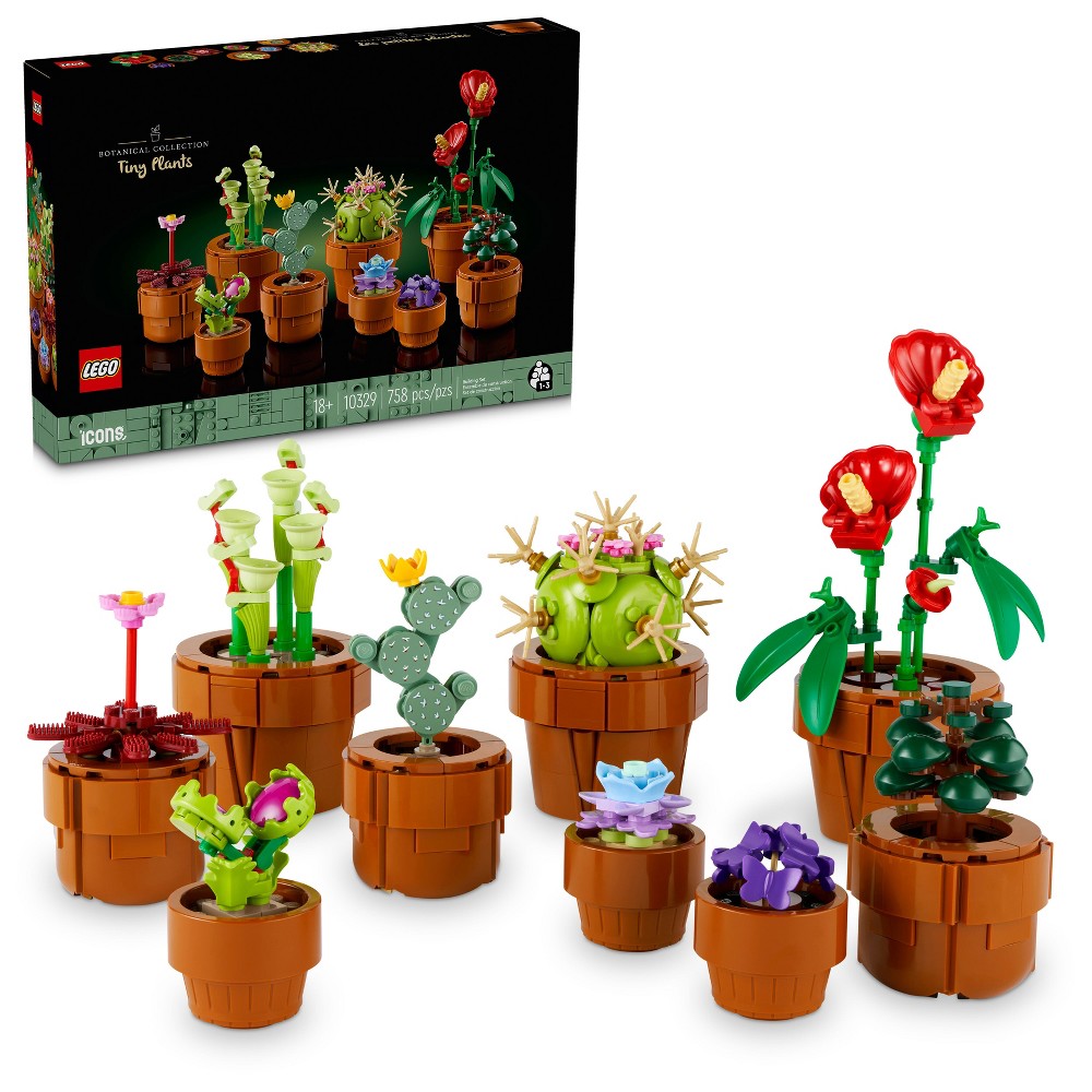 Photos - Construction Toy Lego Icons Tiny Plants Build and Display Set 10329 