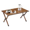 Camping Table, Aluminum Folding Table Roll Up Table For Indoor, Outdoor, Camping, Backyard, BBQ, Party, Patio, Beach, Picnic - 3 of 4