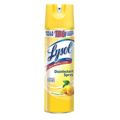 Lysol Disinfectant Spray Lemon Breeze 19 oz