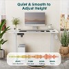 Vynxaria Ergonomic Adjustable Coffee Table with T-Shaped Bracket for Modern Workstations - 4 of 4