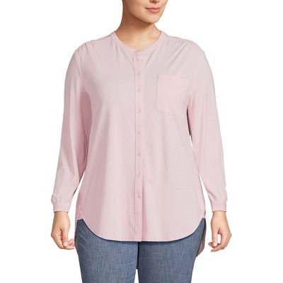 Lands' End Women's Long Sleeve Jersey A-line Tunic
