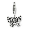 Black Bow Jewelry Sterling Silver Butterfly Clip-on Bead Charm - 3 of 4