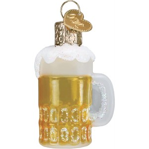 Old World Christmas Mini Glass Blown Ornament for Christmas Tree, Mug of Beer - 1 of 4