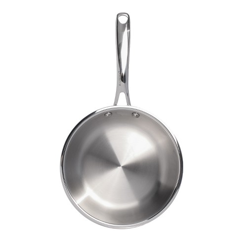 Berghoff Ouro Covered Deep Skillet with Glass Lid, 10 - Silver