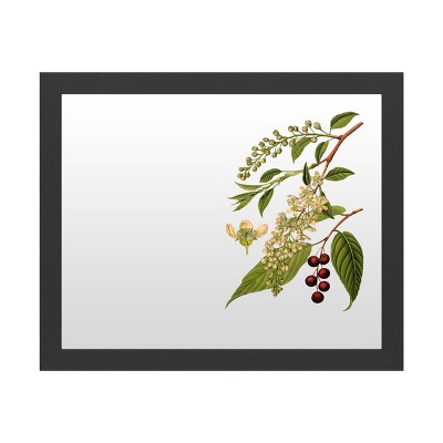 Trademark Fine Art Dry Erase Marker Board with Printed Artwork - Vision Studio 'Midnight Botanical Ii' White Board
