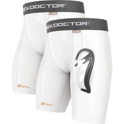 Shock Doctor Core Brief With Bio-flex Cup 2pk - White : Target