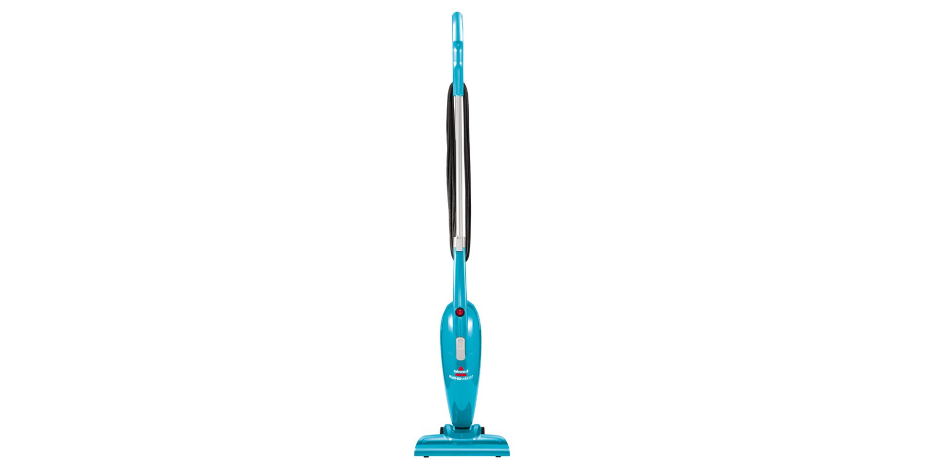 FeatherWeight Lightweight Stick Vacuum: Bissell, Bagless, Turquoise Blue, Electric, Hard Floor, Pet Hair, 1 Speed, 15ft Cord