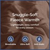 Ultra Soft 300gsm Fleece Blanket - CGK Linens - 3 of 4